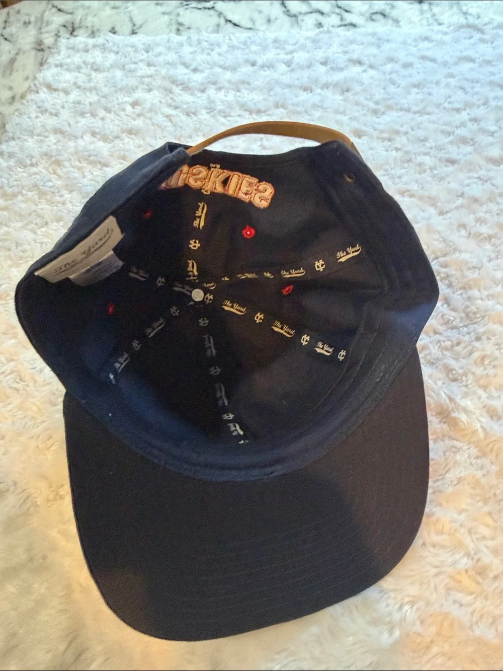 UConn Men's Tan and Navy Structured Baseball Cap